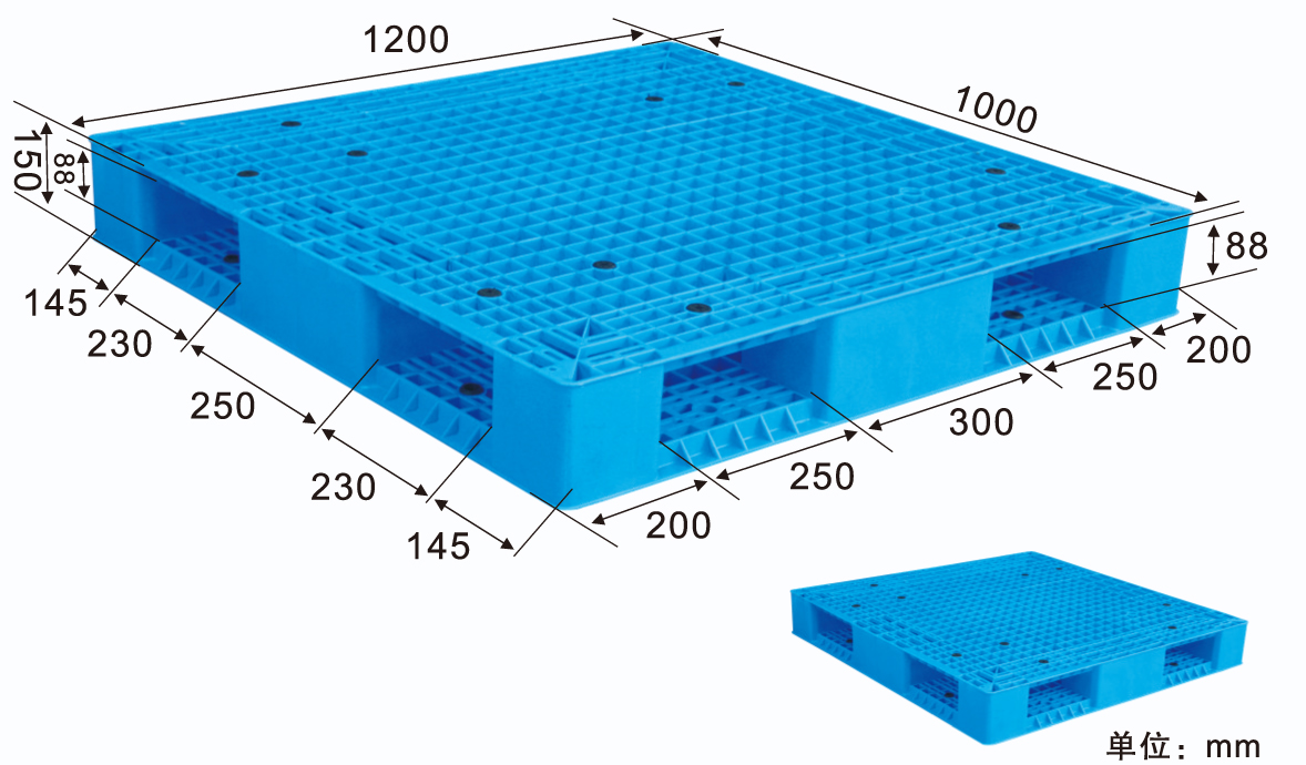 1210網格雙面塑料托盤